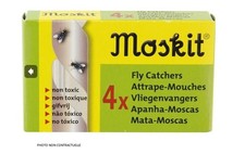 Attrape-mouches en ruban adhésif – Lot de 4 unités