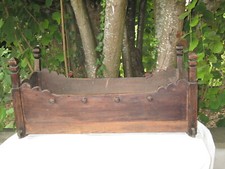 ANCIEN LIT A BASCLE POUR ENFANT  BRETON/ SOLOGNO  ART POPULAIRE 