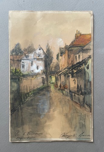 Aquarelle ancienne signée