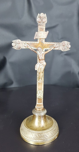 Crucifix bronze 1823 - crucifix, "