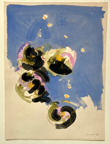 Pierre nivollet gouache - nivollet, sur