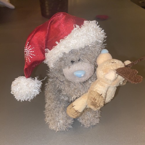 Doudou peluche ours bonnet - peluche,