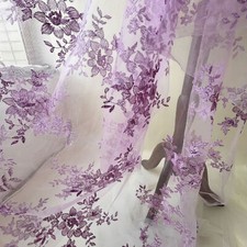 Tissu En Dentelle Brodée