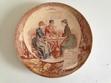 Anceinne assiette parlante "à