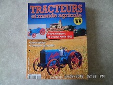 FASCICULE TRACTEURS ET MONDE AGRICOLE N° 8 TRACTEUR AUSTIN 15/25   G30