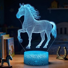Lampe d'ambiance cheval,16