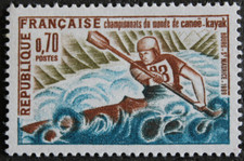 Timbre - FRANCE - Championnats du Monde de Canoë-Kayak - Neuf ** - YT1609 - 1969