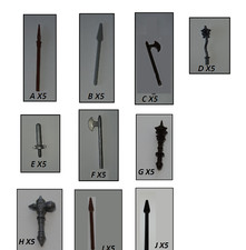 arme minifigurine lot de 5