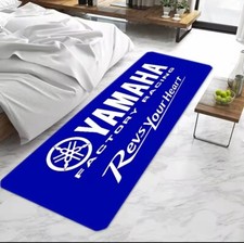 TAPIS DECO YAMAHA  MOTO DE COURSE DECO SOL TRAVAIL EXPO 60x180CM