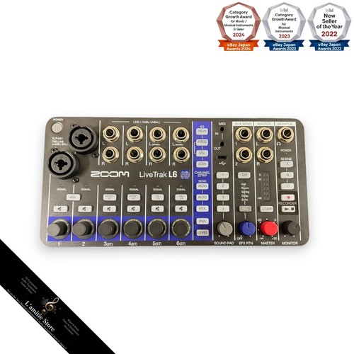 Zoom livetrak canaux - l6, 10