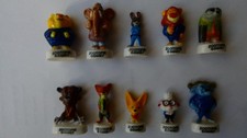 Serie complete fèves disney -