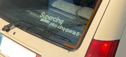 Sticker bandeau arrière - sticker,
