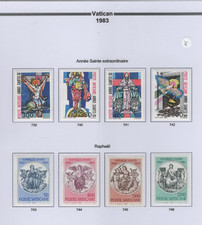 timbres poste du vatican neufs
