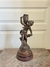 Ancien sculpture régule fille - ancien,