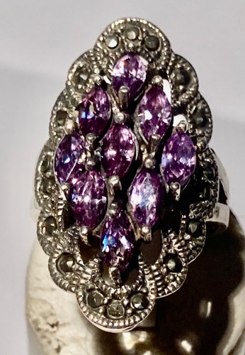 Bague marquise argent - marquise, en