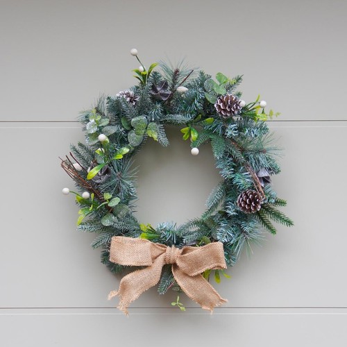 Couronne noël artificielle - couronne, de