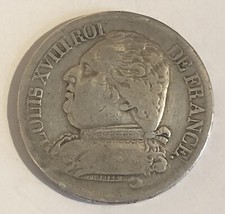 5  Francs 1814 M en Argent