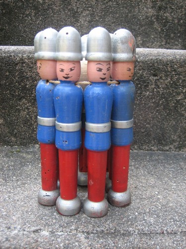 Ancien jeu quilles bois - en,