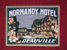 DEAUVILLE " NORMANDY HOTEL "