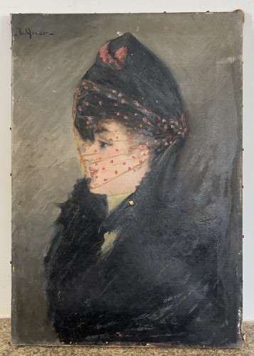 Huile sur toile élégante - toile, :