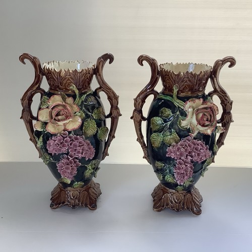 Art nouveau paire vase - nouveau,