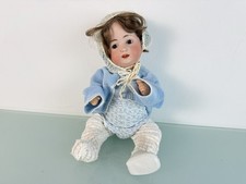 Poupée d'artiste ancienne poupée de collection tête porcelaine 43 cm état voi...