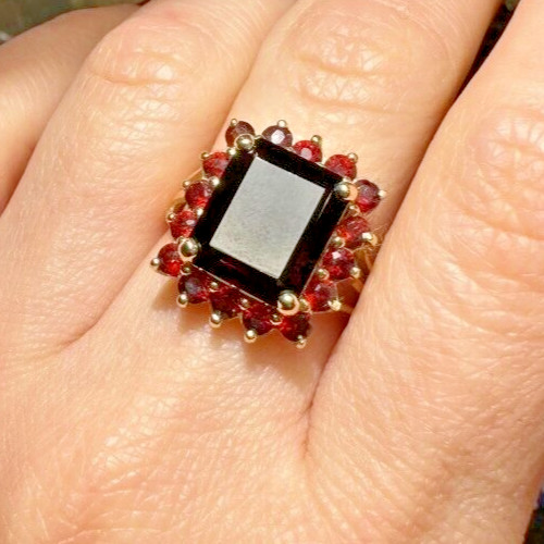 Vintage 10ct jaune - vintage, rouge