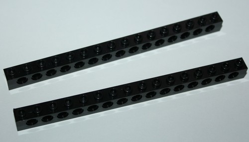 Lego black technic brick - black,