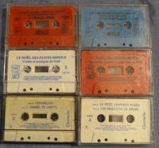 6 CASSETTES AUDIO / CONTES