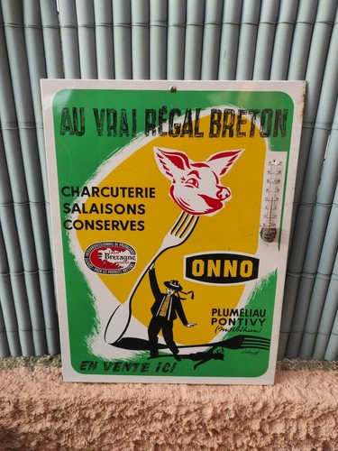 Plaque tôle lithographiee