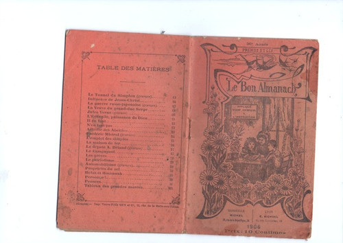 Art nouveau bon almanach - bon,