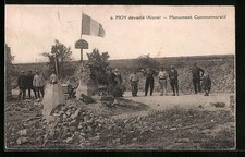CPA Moy, Monument Commemoratif 1921 