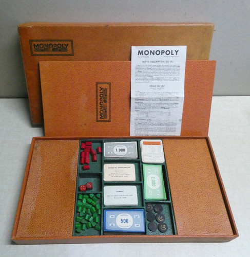 Ancien jeu monopoly pions - jeu,