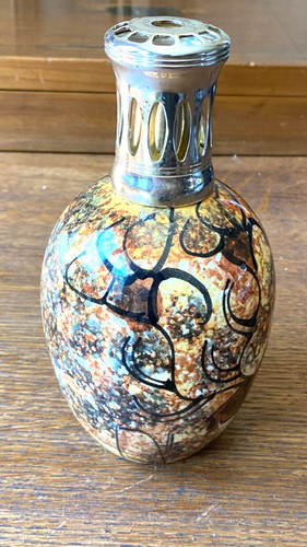 Ancienne lampe berger faience - lampe,