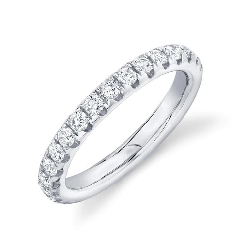 14k blanc éternité bague - 14k,