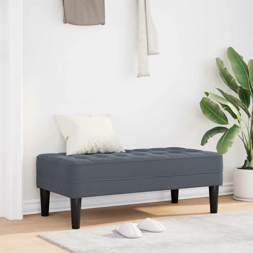 Banc avec coussin velours - banc,