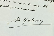 Lettre autographe signée