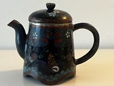 THEIERE MINIATURE EN CLOISONNE JAPON MEIJI 19 EME TEA POT JAPAN ENAMEL 19 TH