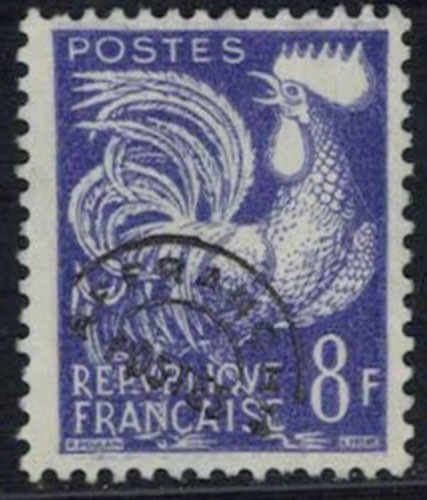 1960 france timbre - 1960-france, timbre(préo)-type