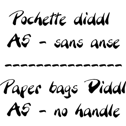Sachet pochette diddl a5 - sachet,
