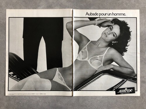 Publicité presse lingerie - publicité,