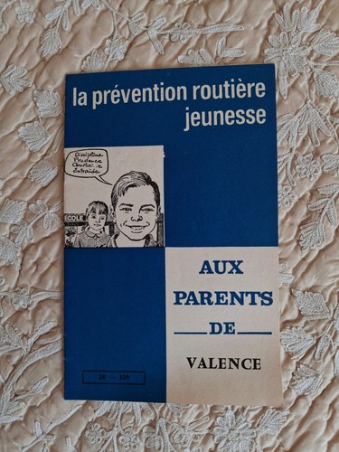 Ancienne brochure prévention