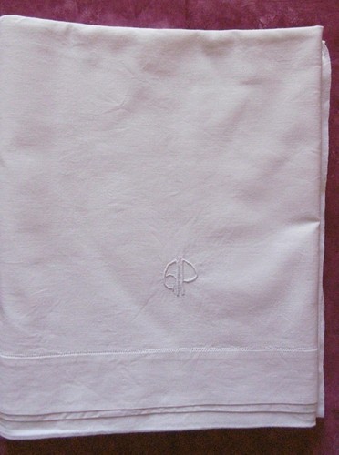 Drap vintage brodé - , d'un