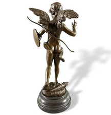 Figurine bronze ange Cupidon