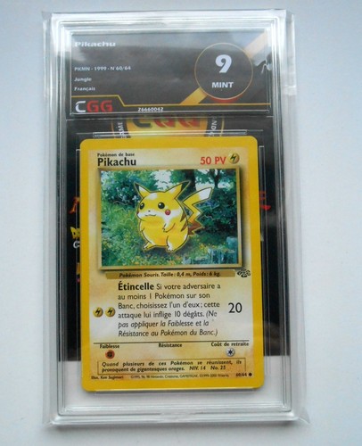 Pokemon carte pikachu 64 - carte,