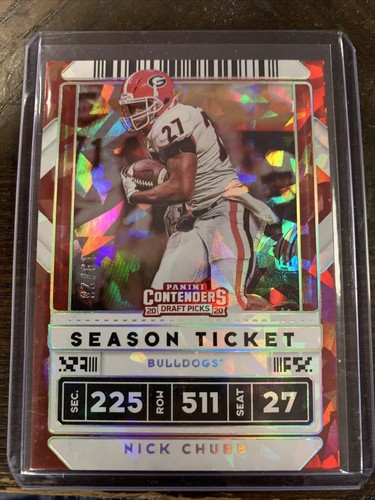 Nick chubb 2020 panini - chubb,