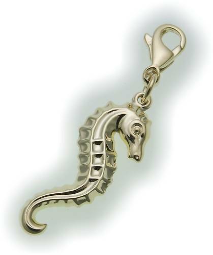 Pendentif charm hippocampe - pendentif,