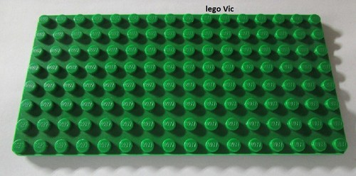 Lego 3865 baseplate 8x16 - baseplate,