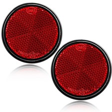 2xCatadioptre Rond Rouge,Ø60