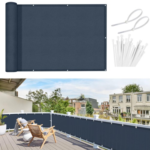 Brise vue balcon bleu - brise,